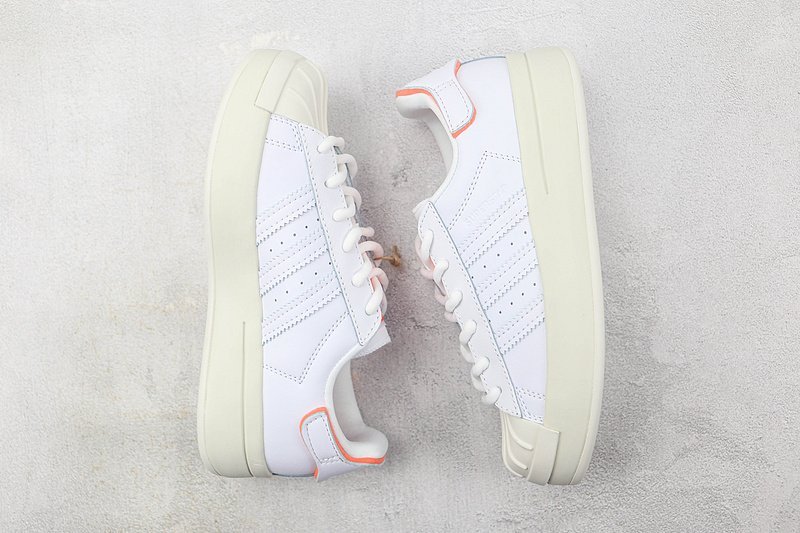 Adidas Samba "Cloud White/Orange" фото № 6