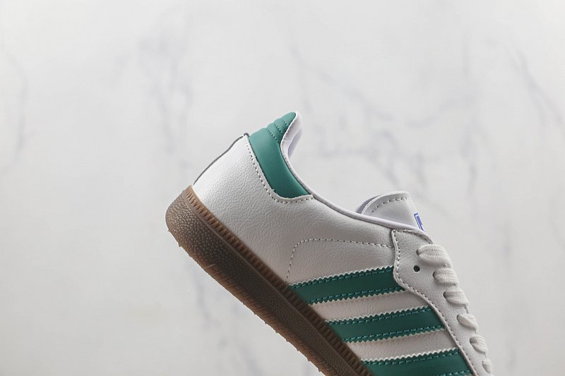Adidas Samba "White/Green" фото № 4