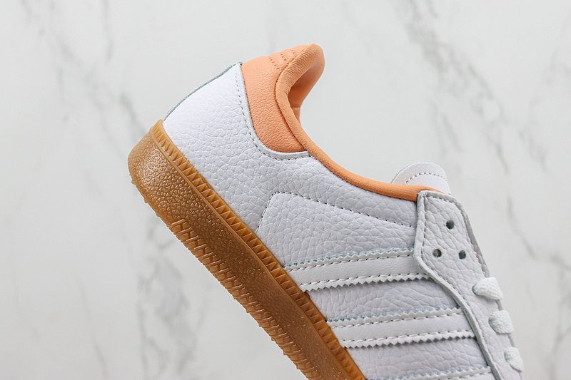 Adidas Samba OG "White/Orange" фото № 4