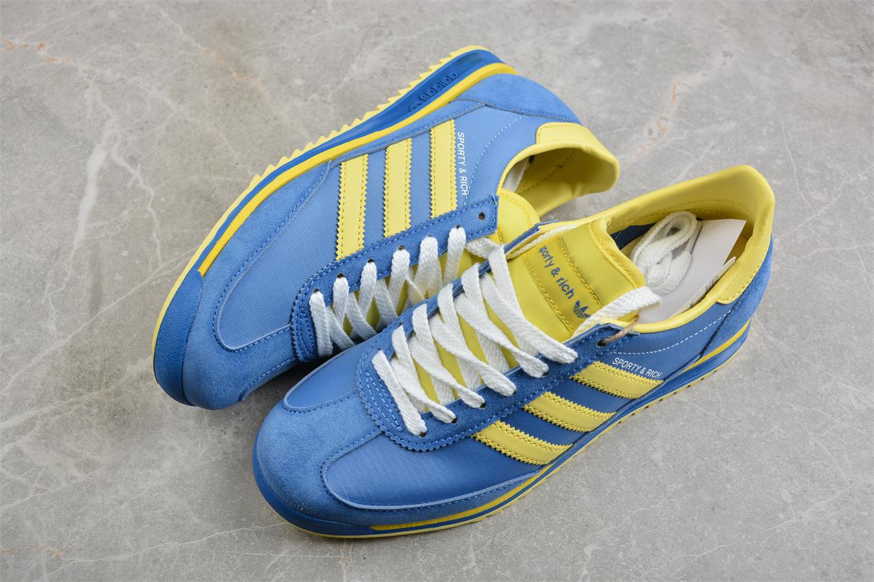 Sporty & Rich X Adidas SL72 OG "Real Blue" фото № 7