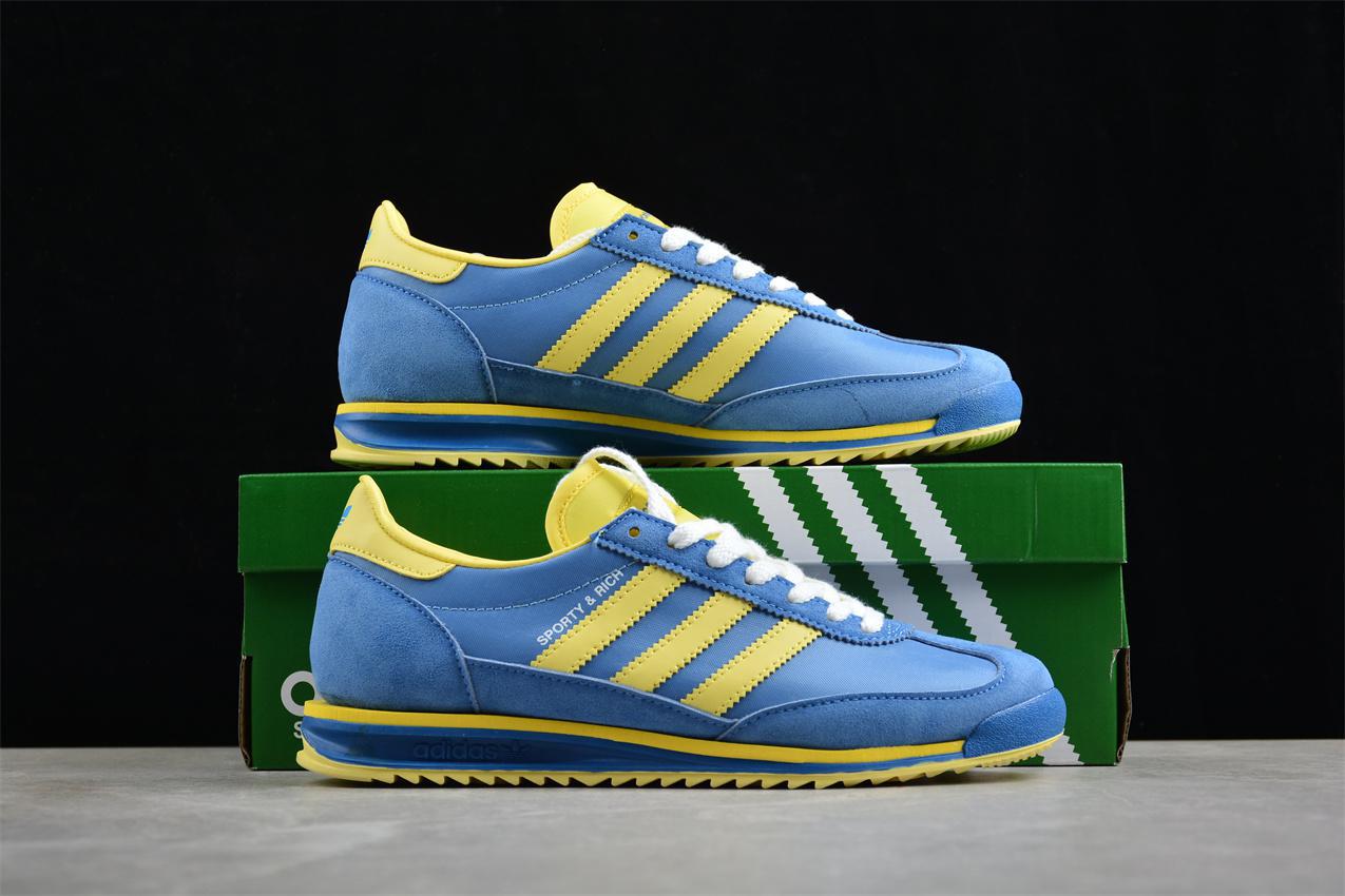 Sporty & Rich X Adidas SL72 OG "Real Blue" фото № 6