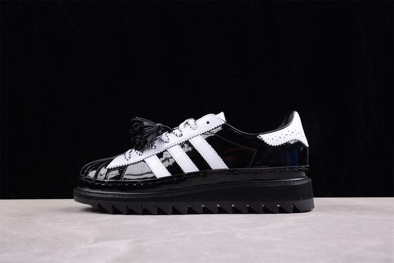 CLOT x Adidas Superstar "Black Crystal Sand" фото № 7