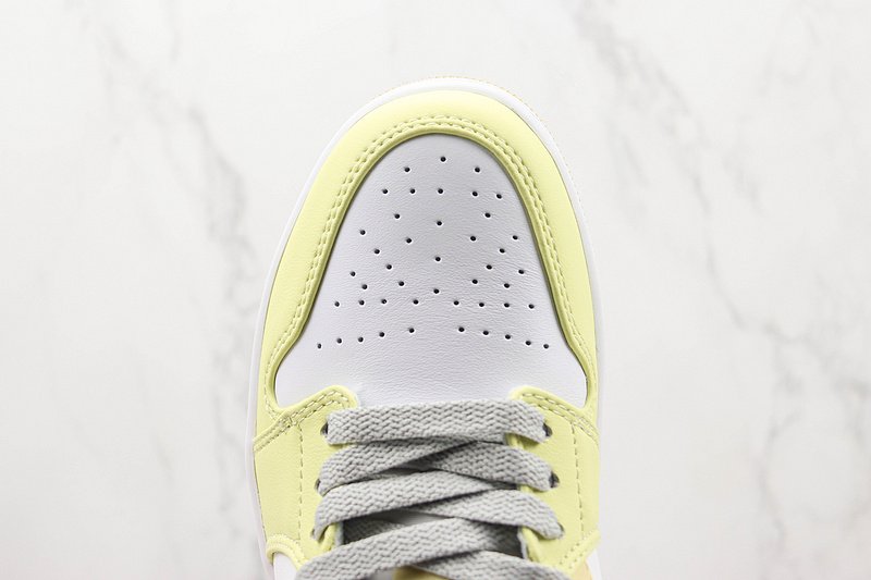 Air Jordan 1 Low Sail "White Oil Green" фото № 3