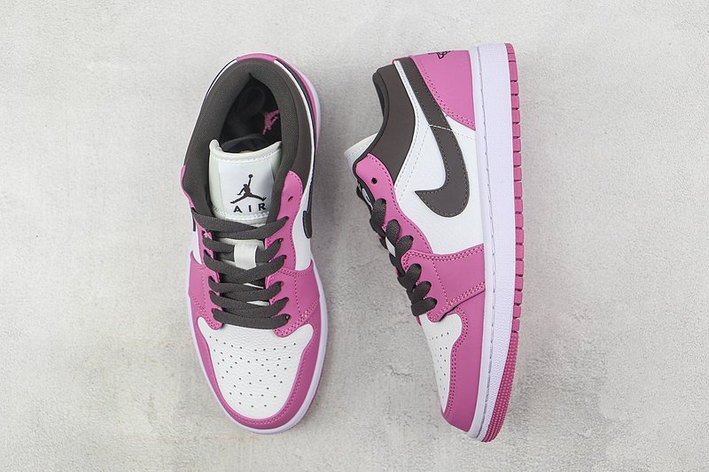 Air Jordan 1 Low "White/Pink" фото № 6