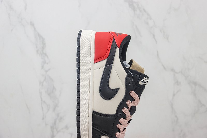 Air Jordan 1 Low "Vintage White/Black/Red" фото № 3