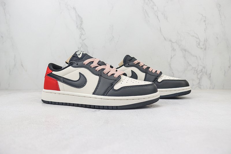 Air Jordan 1 Low "Vintage White/Black/Red" фото № 6