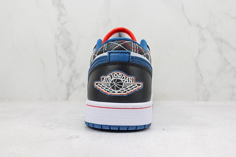 Air Jordan 1 Low "Industrial Blue Sashiko" фото № 9