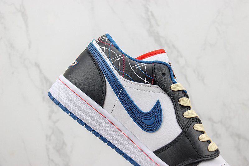 Air Jordan 1 Low "Industrial Blue Sashiko" фото № 3