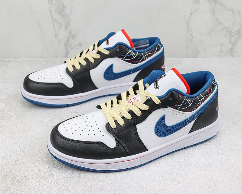 Air Jordan 1 Low "Industrial Blue Sashiko" фото № 5
