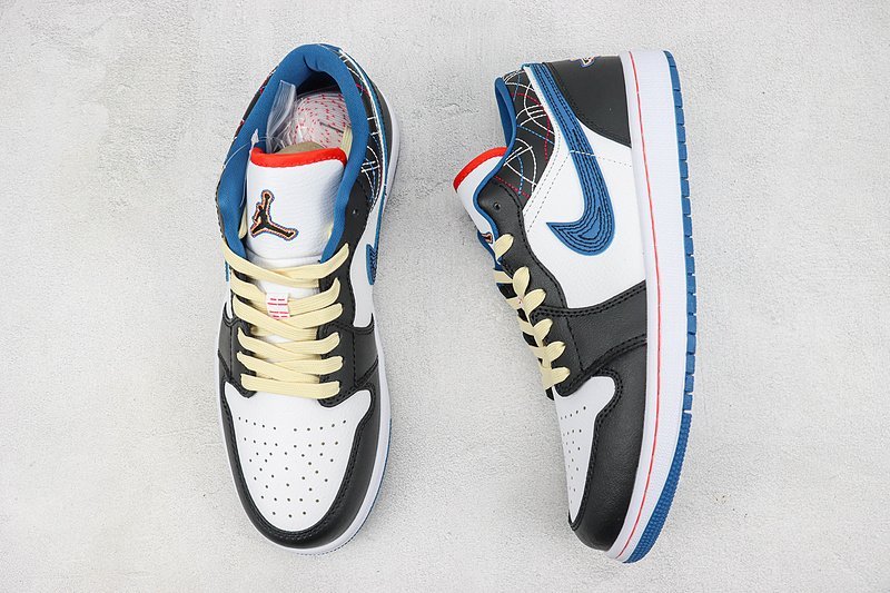 Air Jordan 1 Low "Industrial Blue Sashiko" фото № 6