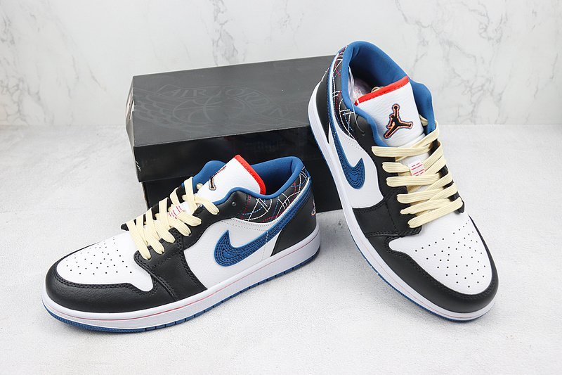 Air Jordan 1 Low "Industrial Blue Sashiko" фото № 7