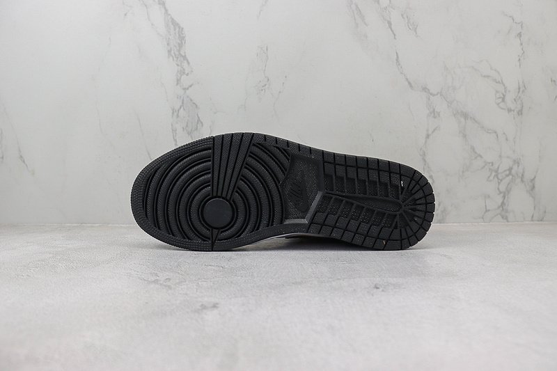 Air Jordan 1 Mid "White/Metallic Gold/Obsidian" фото № 8