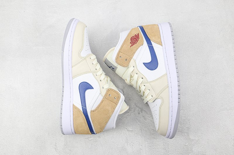 Air Jordan 1 Mid "Tan Suede" фото № 6