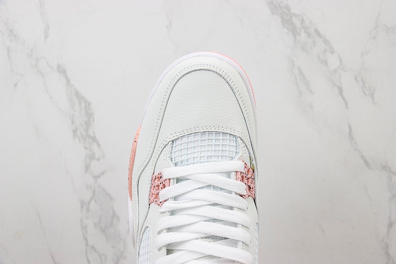 Air Jordan 4 "White/Coral Pink" фото № 4