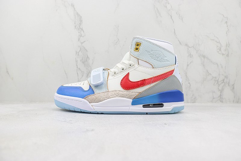 Air Jordan Legacy 312 High "White/Game Royal/University Red" фото № 2