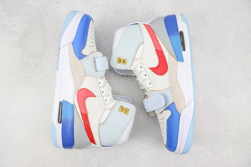 Air Jordan Legacy 312 High "White/Game Royal/University Red" фото № 7