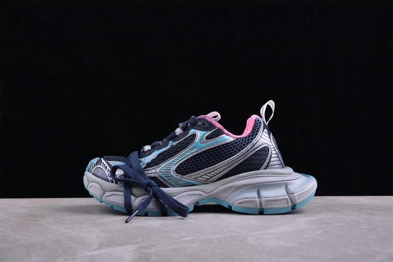 Balenciaga 3XL Sneaker "Worn-Out/Navy Blue/Silver/Pink" фото № 4
