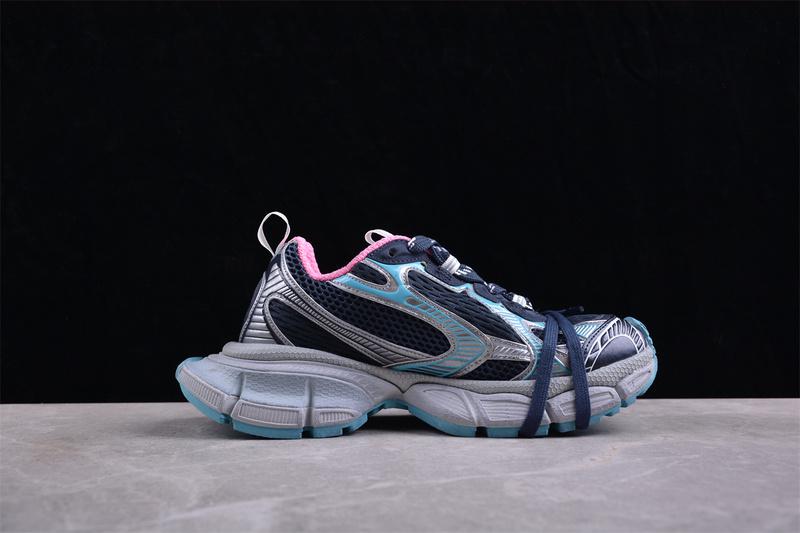 Balenciaga 3XL Sneaker "Worn-Out/Navy Blue/Silver/Pink" фото № 2
