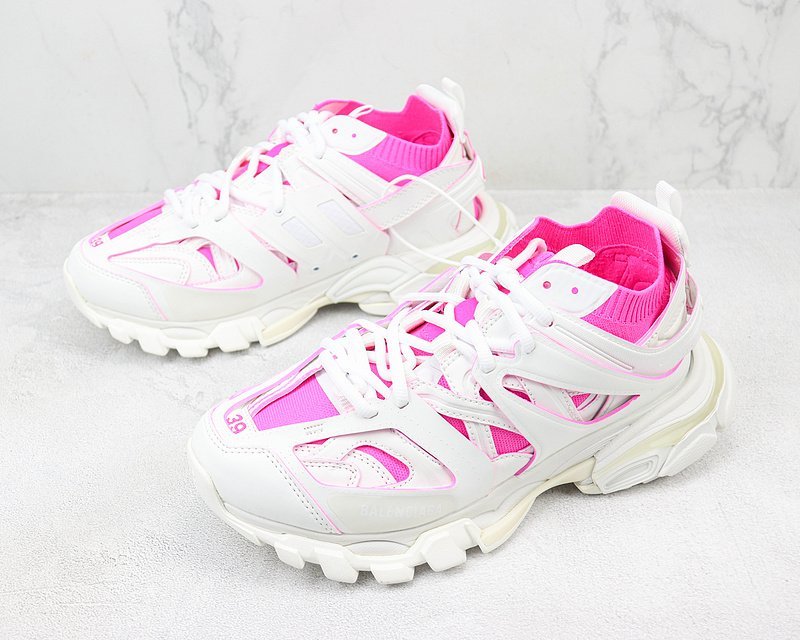 Balenciaga Track "White/Strike Pink" фото № 5