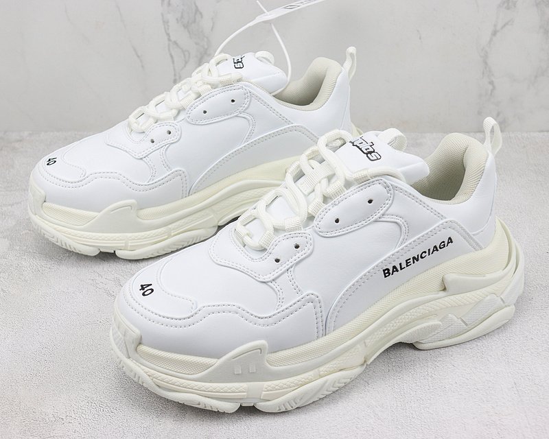 Balenciaga Triple S "Snow White/Off White" фото № 5