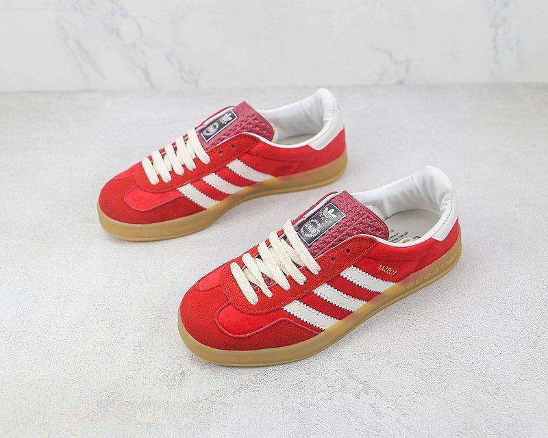 Adidas x Gucci Gazelle "Red/White/Beige" фото № 5