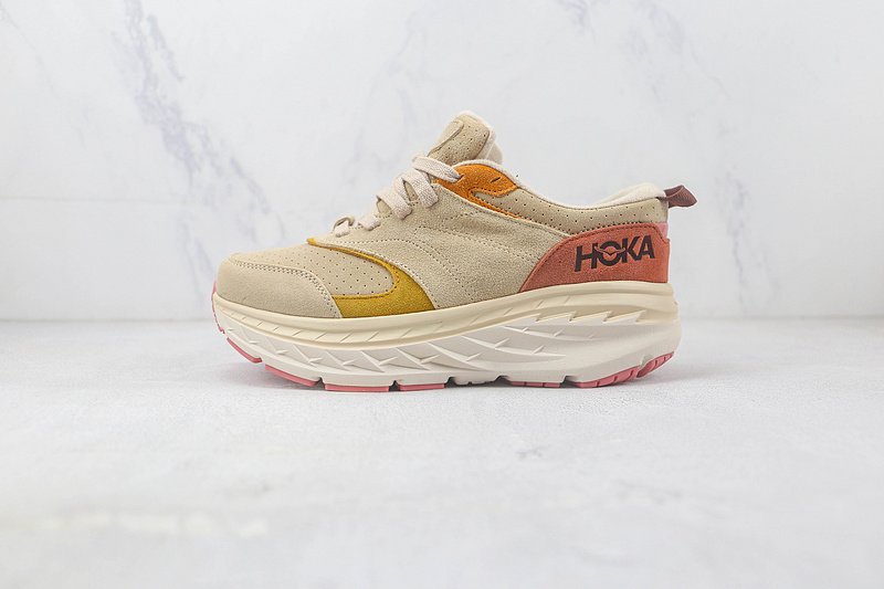 Hoka One One Bondi L "Cream/Beige/Orange" фото № 2