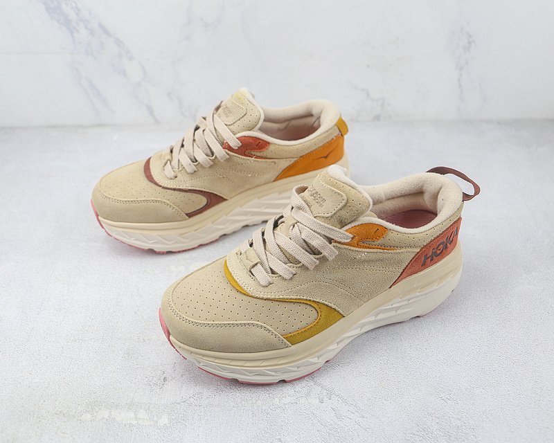 Hoka One One Bondi L "Cream/Beige/Orange" фото № 5
