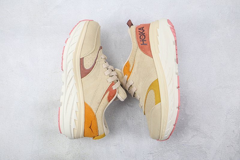 Hoka One One Bondi L "Cream/Beige/Orange" фото № 7