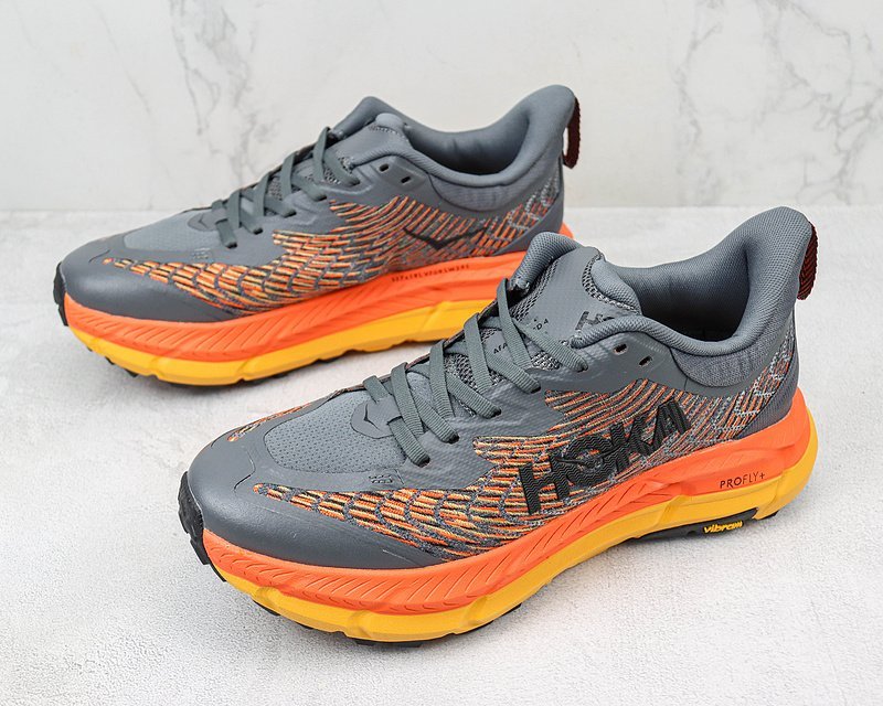 Hoka One One Mafate Speed 4 Low "Orange/Dark Grey" фото № 5