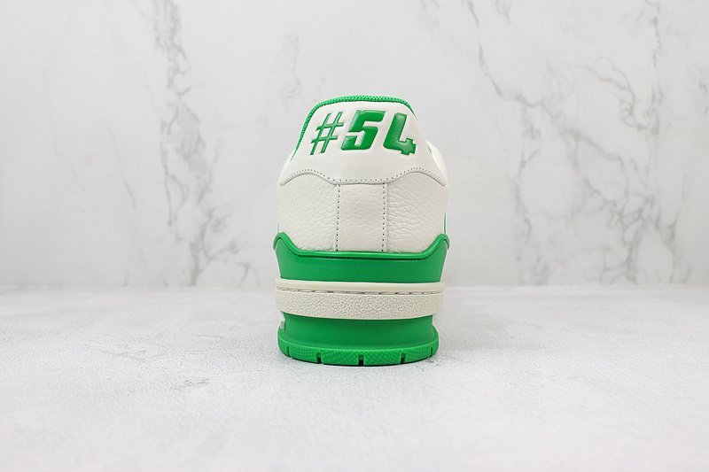 Louis Vuitton LV Trainer 2021 Low "White/Signature Green" фото № 9
