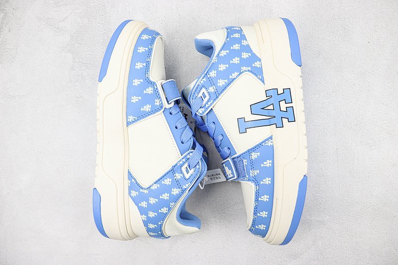 Lost Angeles Dodgers x MLB Chunky Liner Mid "White/Light Blue/Monogram" фото № 7