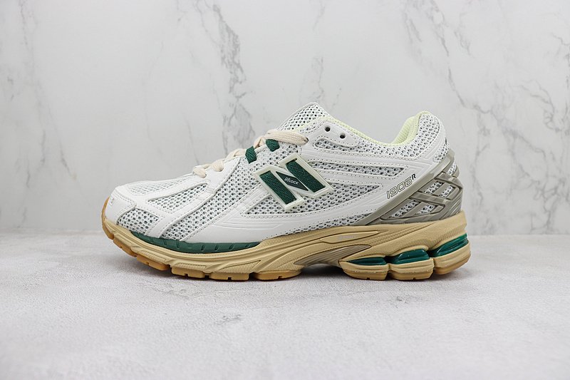 New Balance 1906R "White/Green/Cream" фото № 2