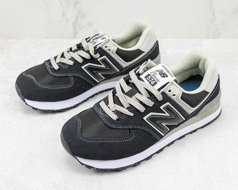 New Balance 574 "Black/White" фото № 5