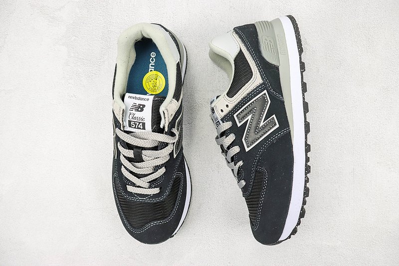 New Balance 574 "Black/White" фото № 6