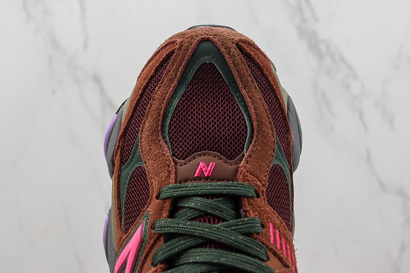 New Balance 9060 "Rich Oak/Burgundy" фото № 4