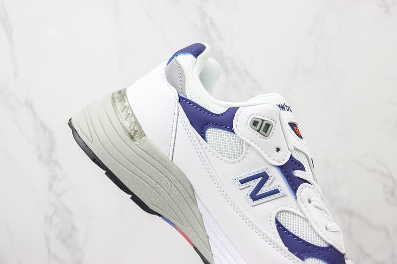 New Balance 992 "White/Navy" фото № 3