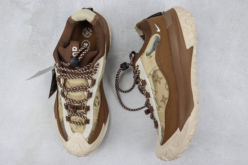 Louis Vuitton x Nike ACG Mountain Fly 2 Low "Brown/Beige" фото № 6
