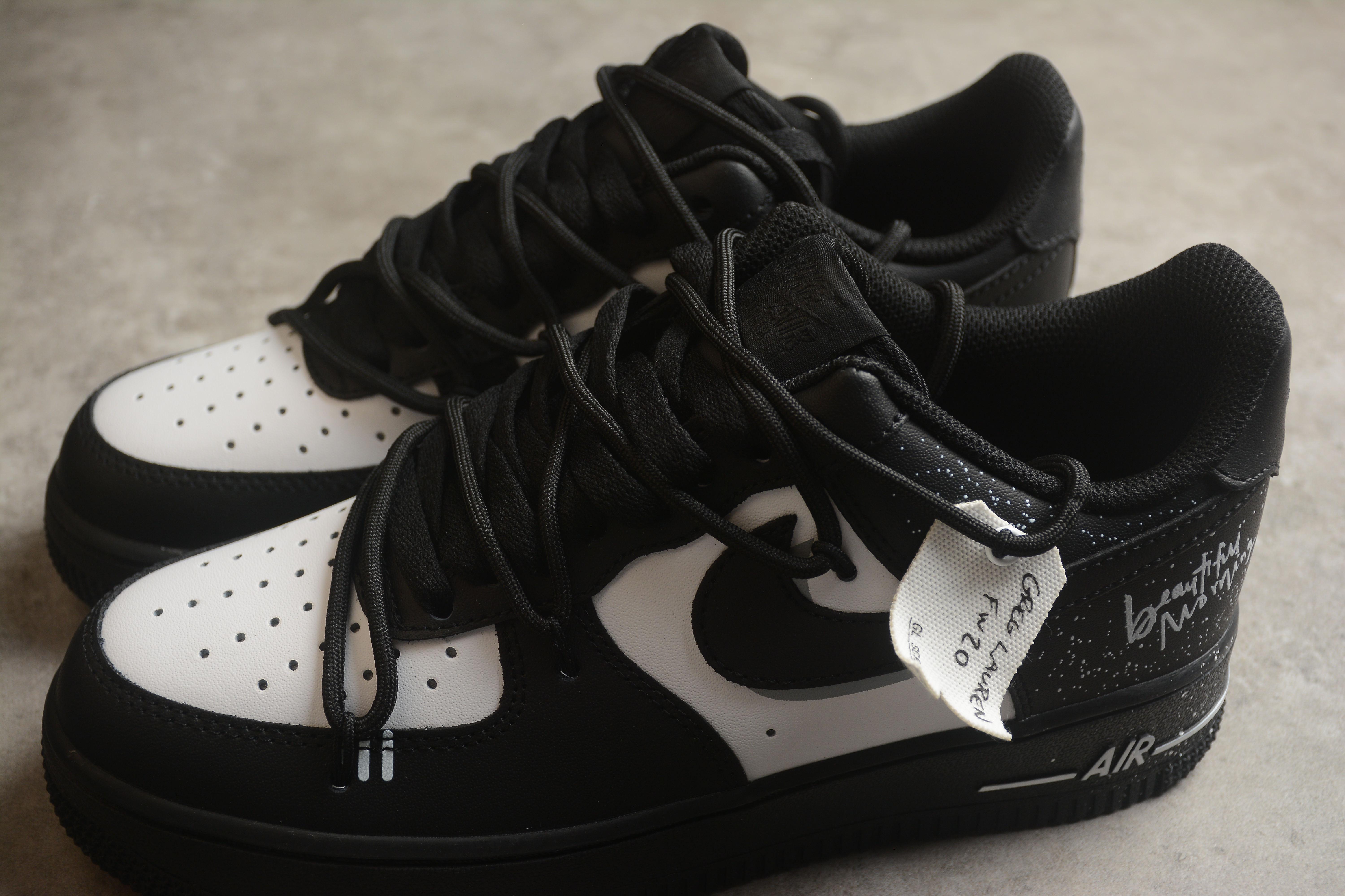 Nike Air Force 1 Low "Black/White" фото № 6