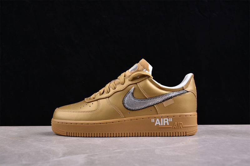 Off-White x Nike Air Force 1 "Golden Zip" фото № 2