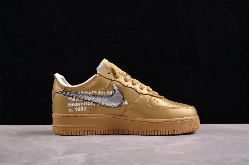 Off-White x Nike Air Force 1 "Golden Zip" фото № 9