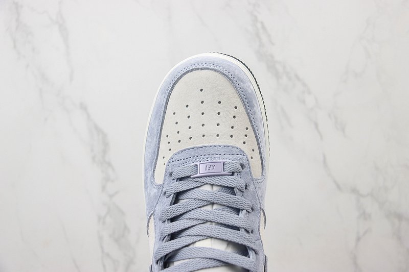 Nike Air Force 1 Mid "White/Blue/Black" фото № 3