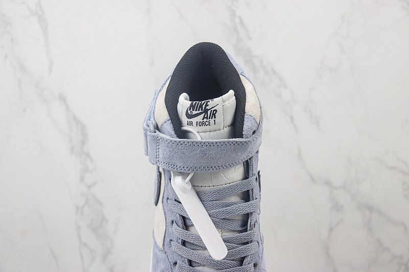 Nike Air Force 1 Mid "White/Blue/Black" фото № 5