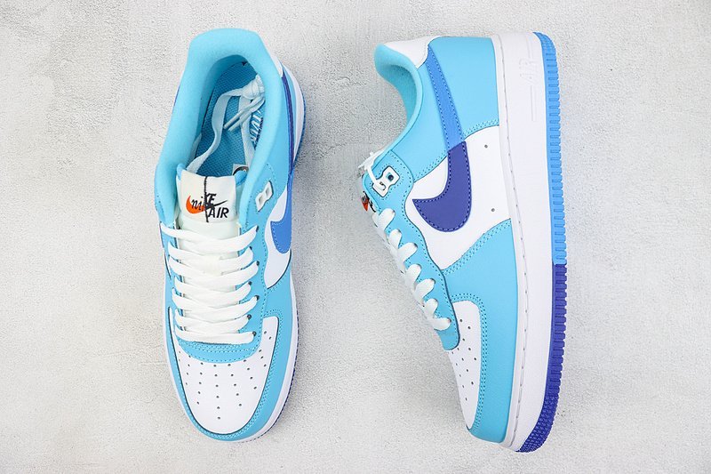 Nike Air Force 1 Low "Baltic Blue/White" фото № 7