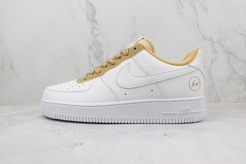 Nike Air Force 1 Low "White/Gold" фото № 2