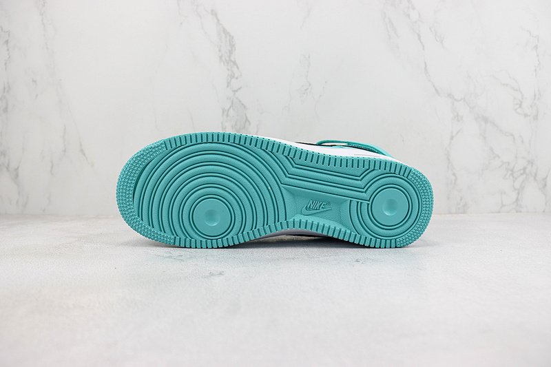 Nike Air Force 1 High "Tiffany Blue/Black" фото № 8