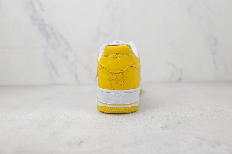 Louis Vuitton x Nike Air Force 1 Low "Yellow/White/Monogram" фото № 9