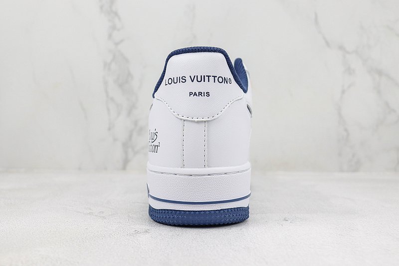 Louis Vuitton x Nike Air Force 1 Low "Navy/White" фото № 9