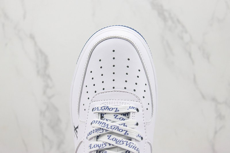 Louis Vuitton x Nike Air Force 1 Low "Navy/White" фото № 4