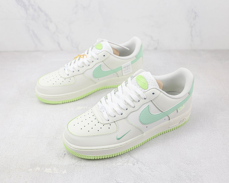 Nike Air Force 1 07 Low "QS Sail/White/Mint/Mini Swoosh" фото № 5