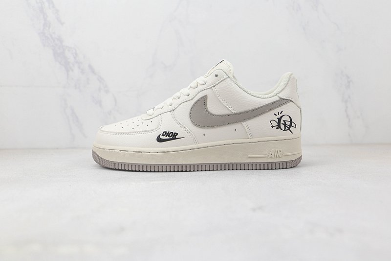 Dior x Nike Air Force 1 Low "White/Black Swoosh" фото № 5